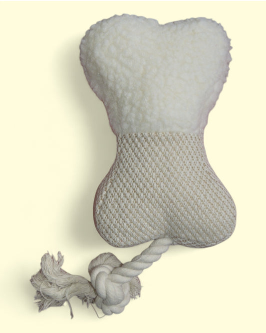 Peluche en forme d'os